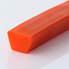 V-belt polyurethane 84 Shore A orange smooth